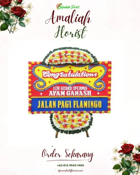 Sewa Papan Bunga Telawah